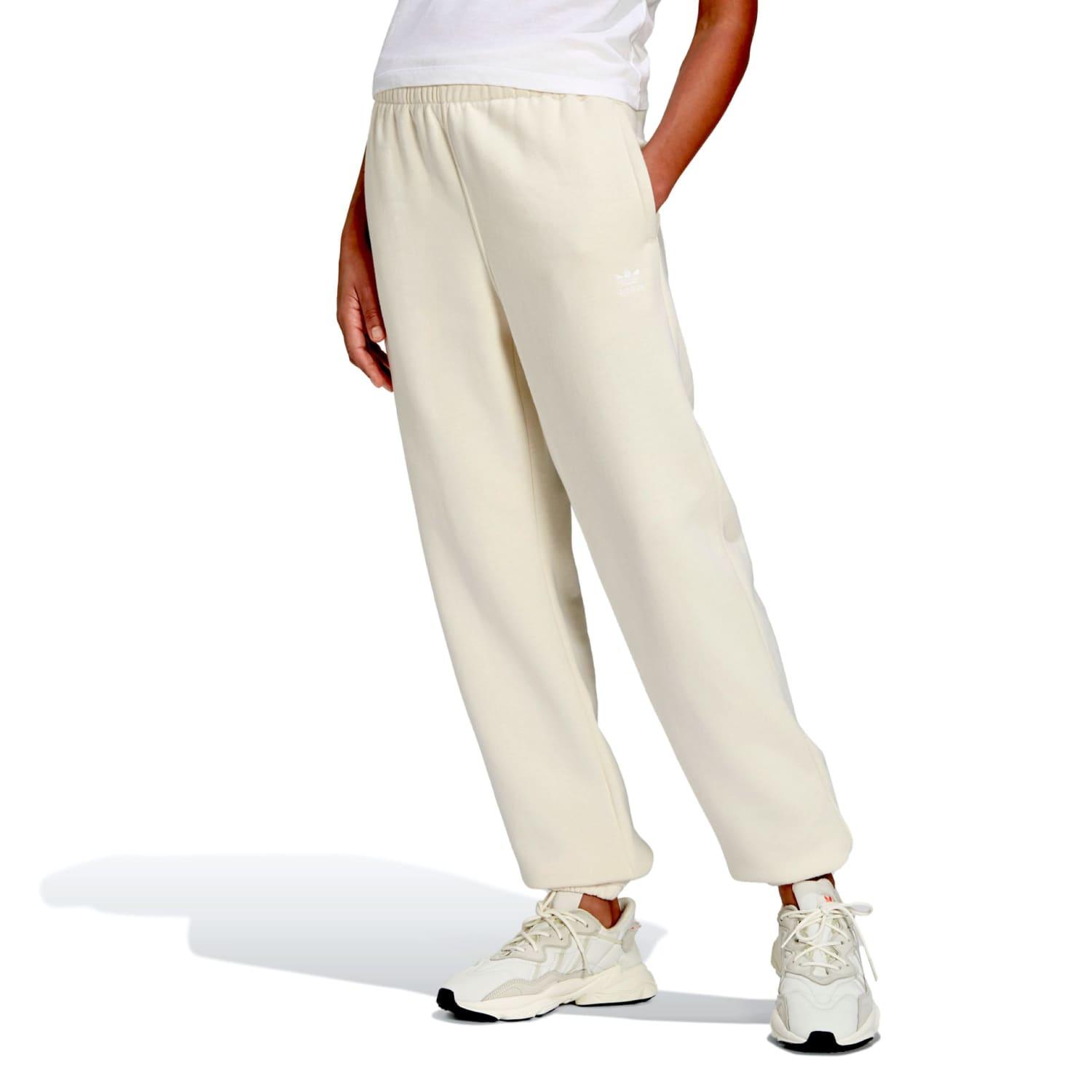 adidas Fleece Adicolor Essentials Jogginghose Damen Creme Hose - Lyst