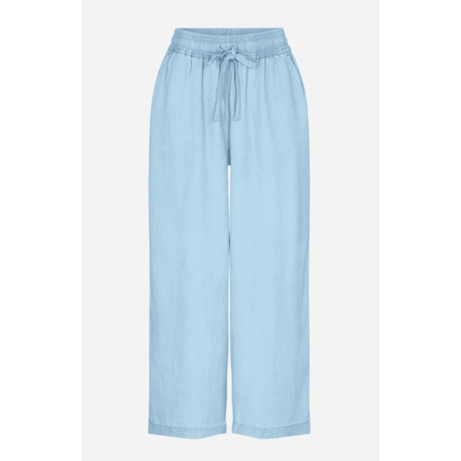 Soya Concept Roma Denim Look Trousers in Blue | Lyst