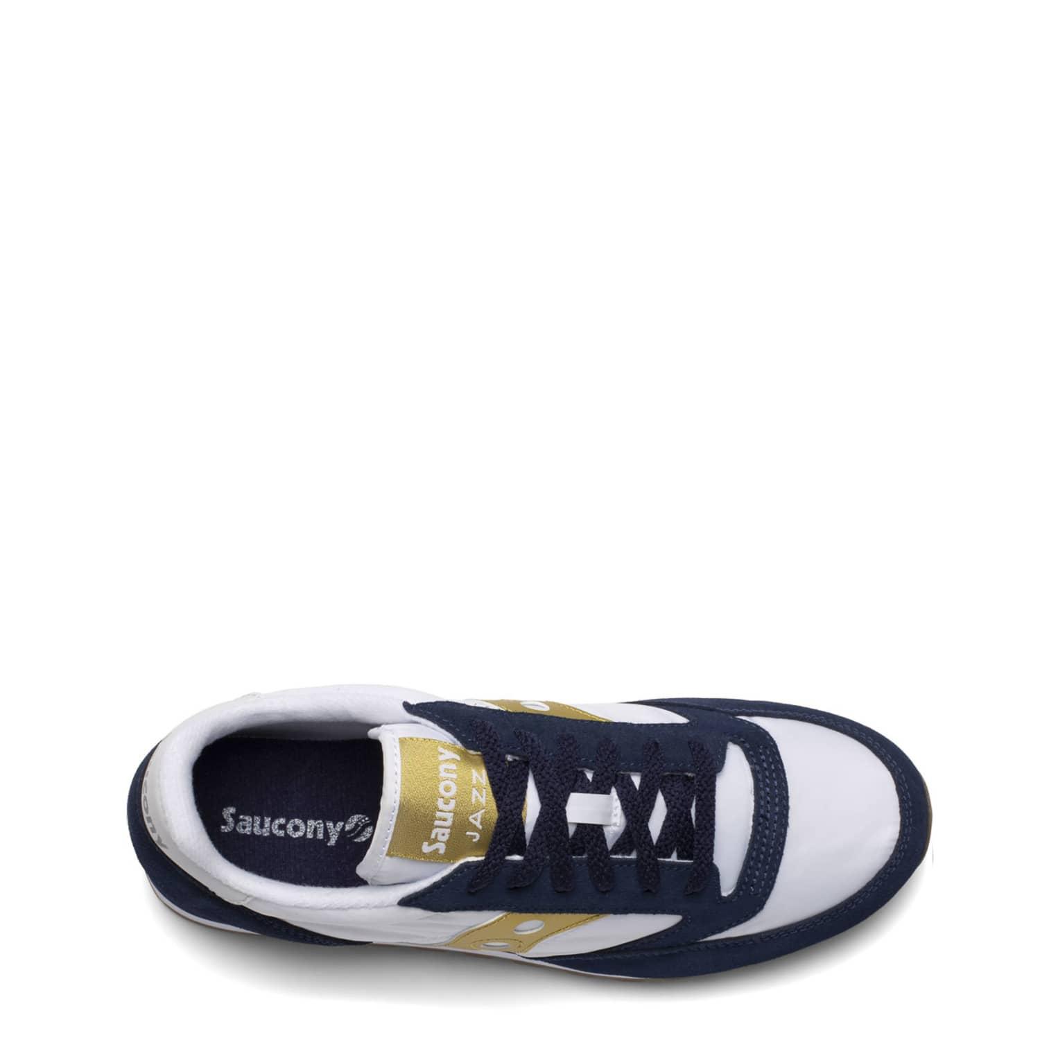 Saucony Jazz Original Trainers White / Navy / Gold in Blue | Lyst