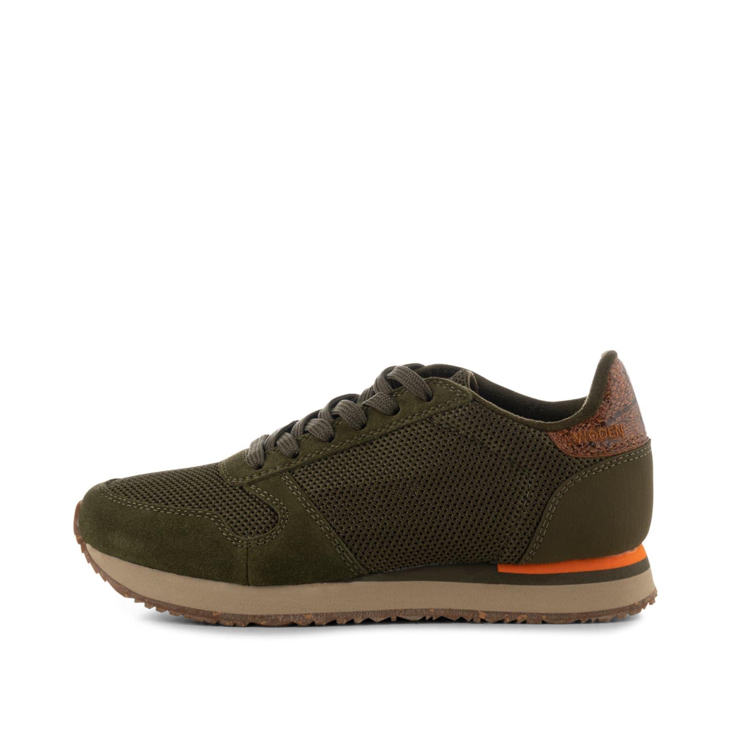 Woden Dark Olive Ydun Icon Trainers in Brown for Men | Lyst