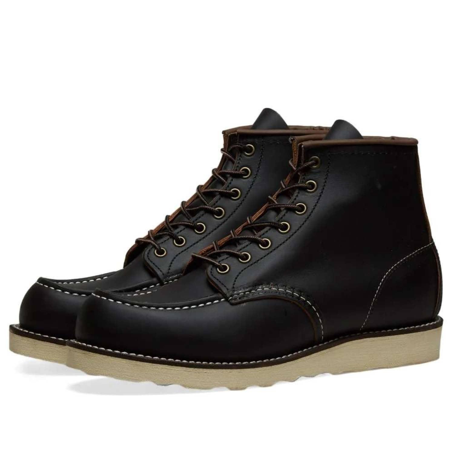 Red Wing 8849 Heritage Work 6" Moc Toe Boot Black Prairie Lyst