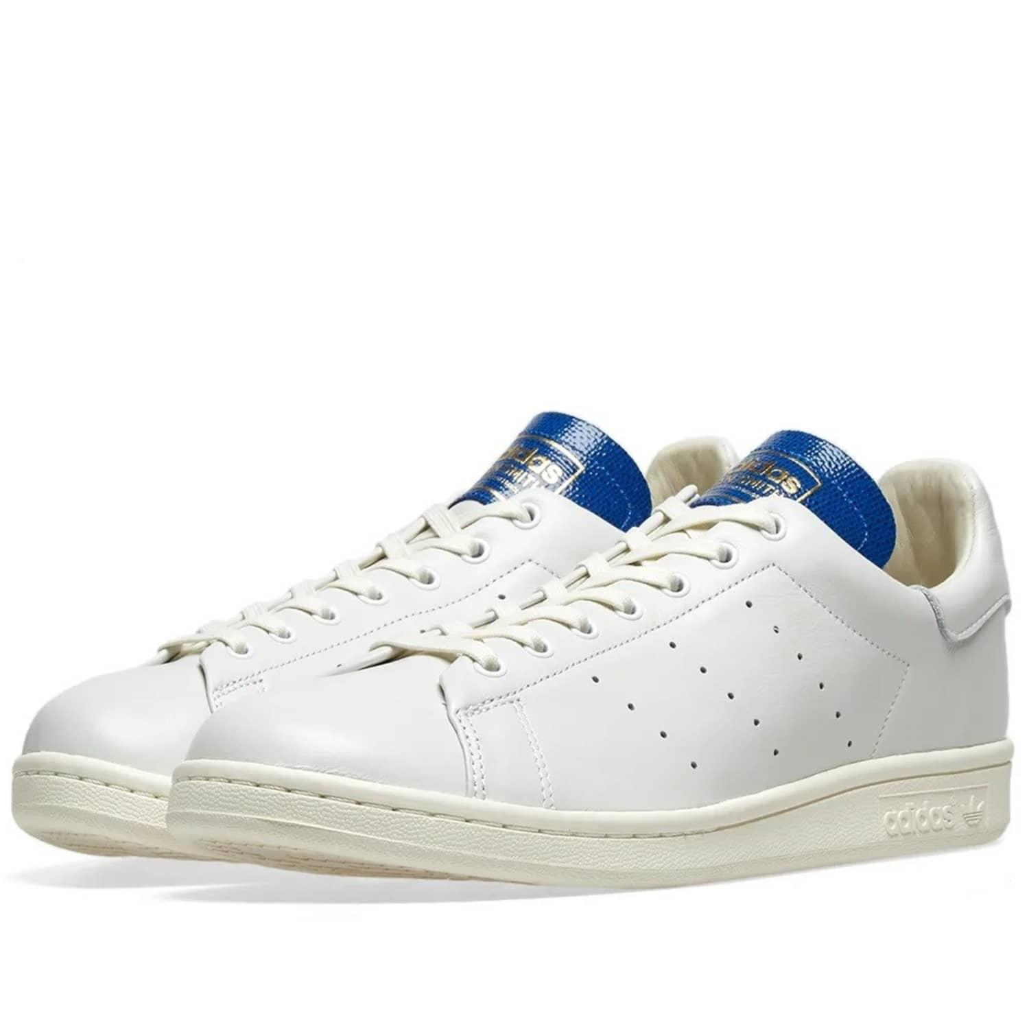 adidas Leather Stan Smith Bt White & Collegiate Royal Shoes for Men | Lyst