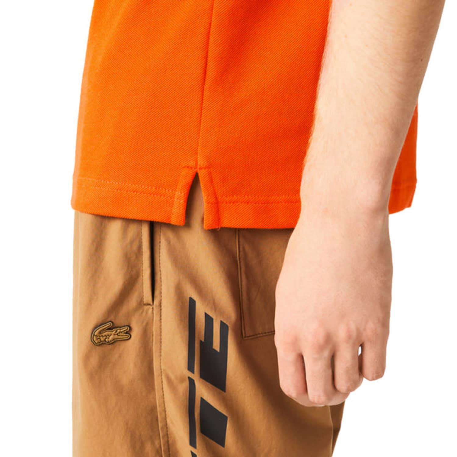 Lacoste Short Sleeved Slim Fit Polo Ph4012 in Orange for Men | Lyst
