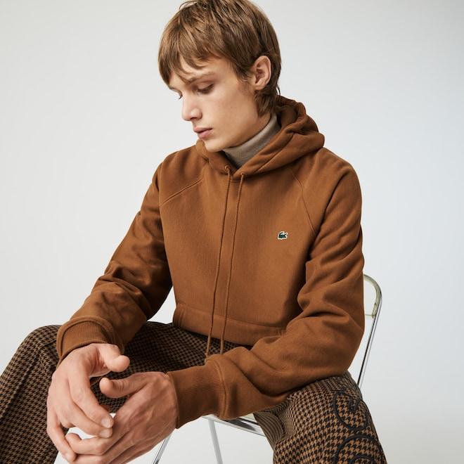 brown lacoste hoodie