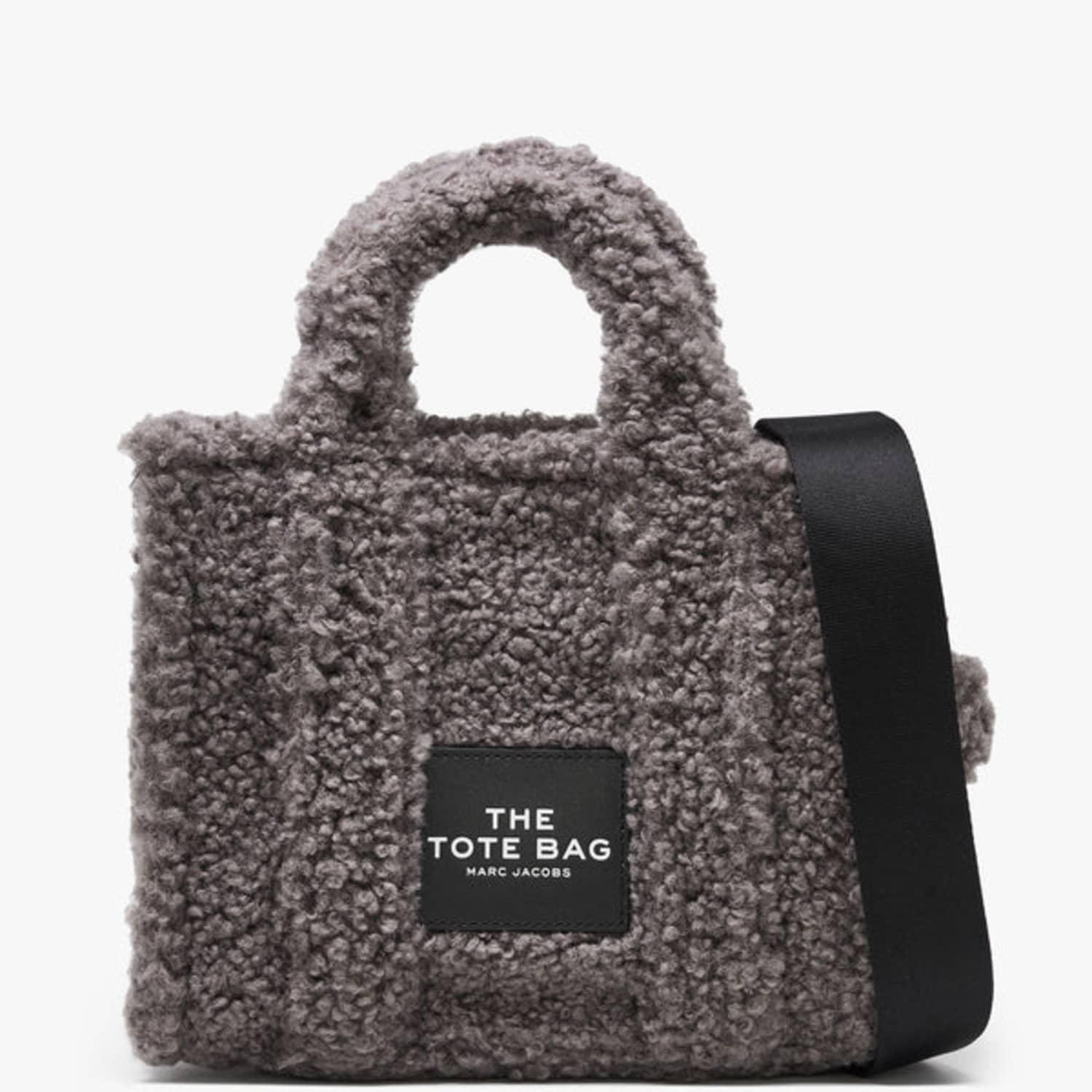 Marc Jacobs The Teddy Small Grey Tote Bag in Gray | Lyst