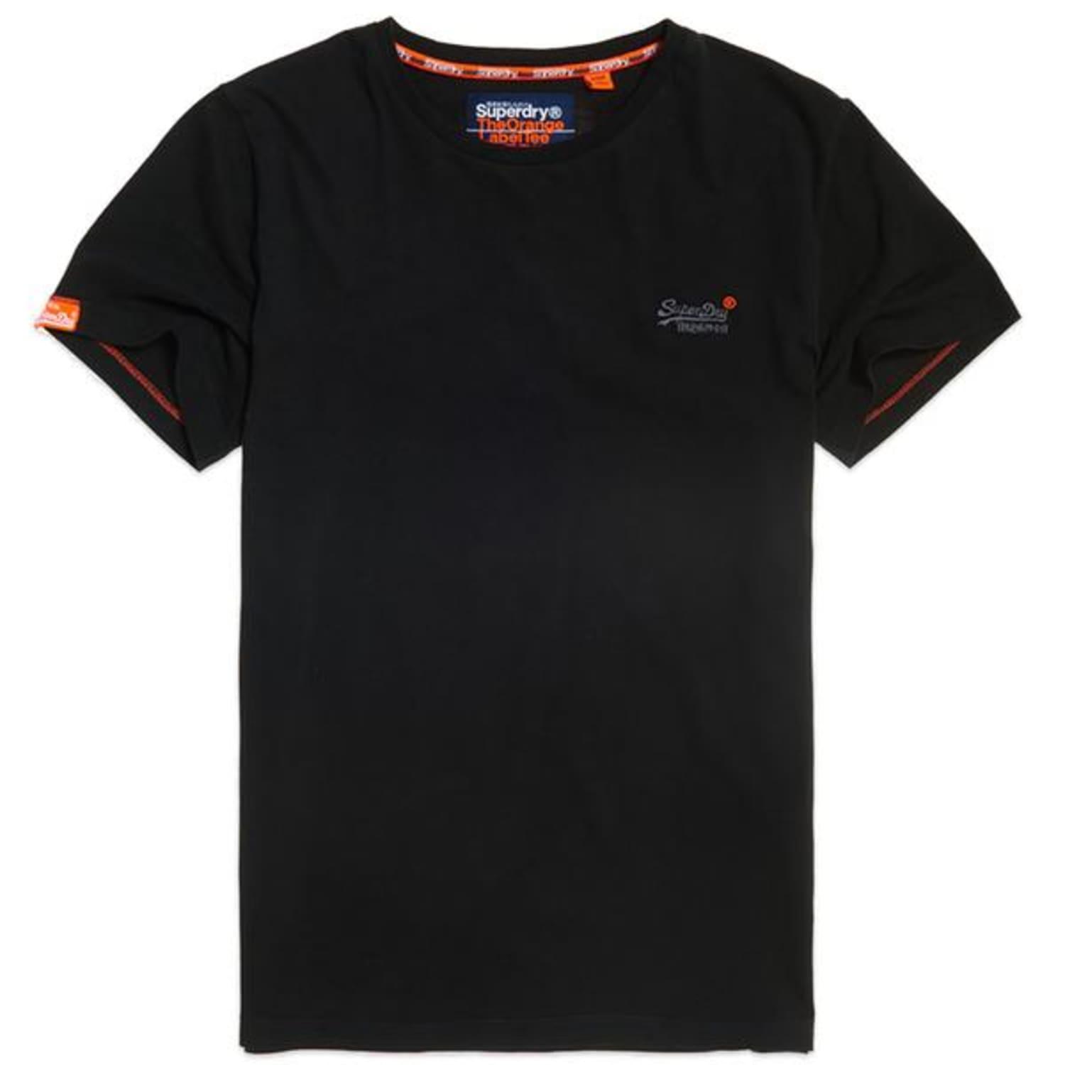 Superdry Orange Label Vintage Embroidery T Shirt Black for Men | Lyst