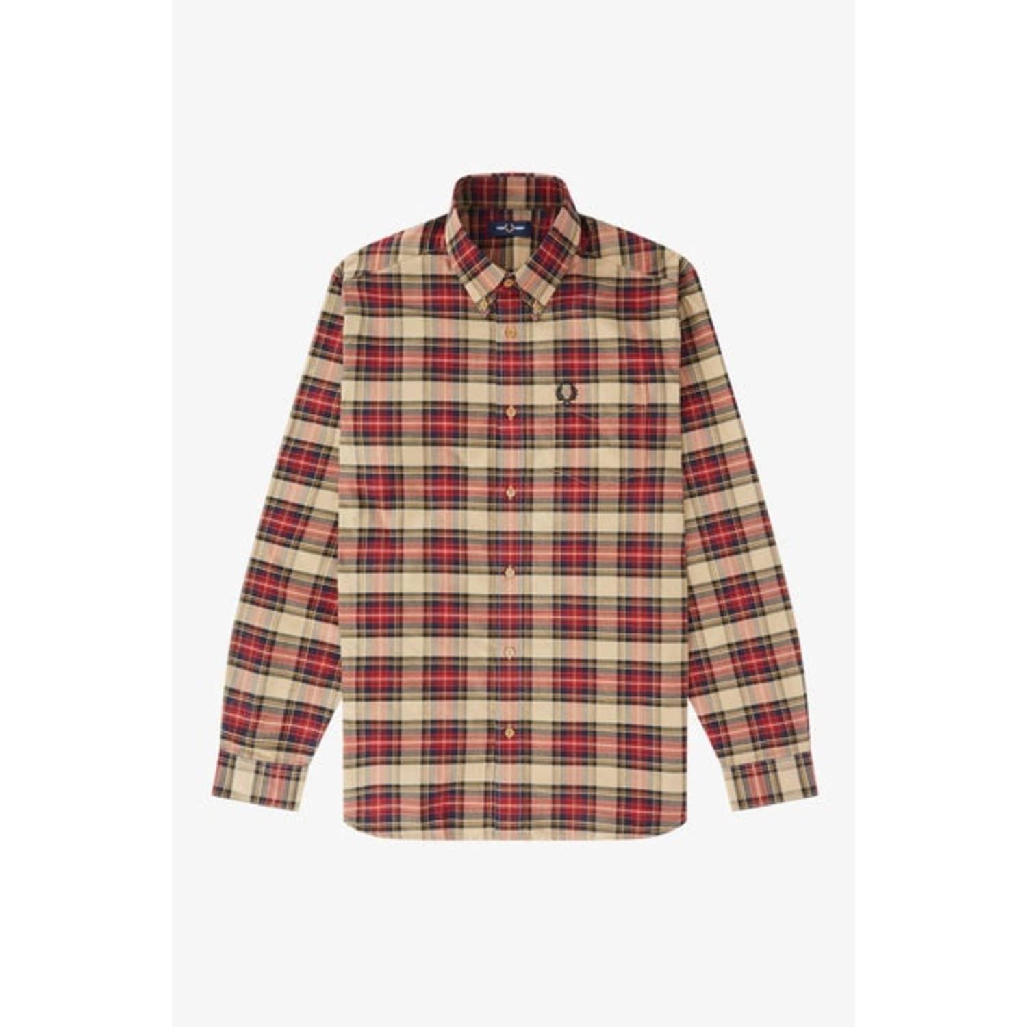 Fred Perry Tonal Tartan Shirt for Men 