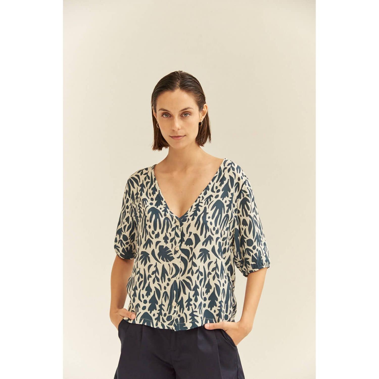 Mus Bombon Blusa Manga Abullonada Small Lyst