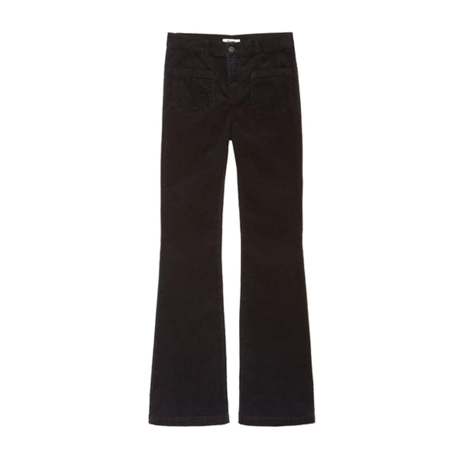 Five Jeans Black Luna Bootcut Cord Trousers | Lyst UK