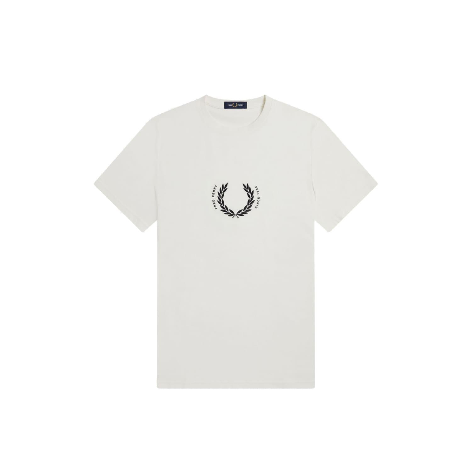 Circle Branding T Shirt Snow White M di Fred Perry da Uomo | Lyst