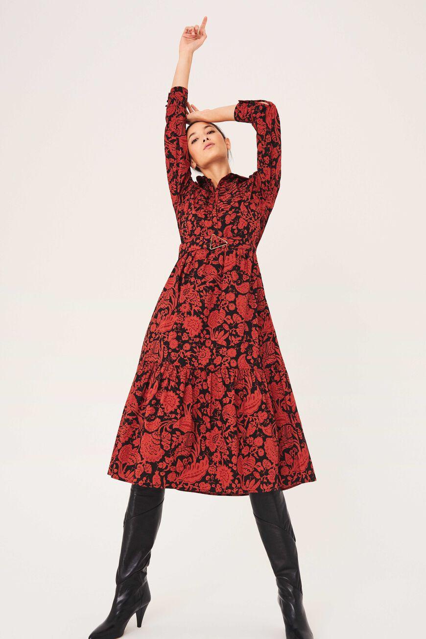 Robe Cerise en Brique Ba&sh en coloris Rouge | Lyst