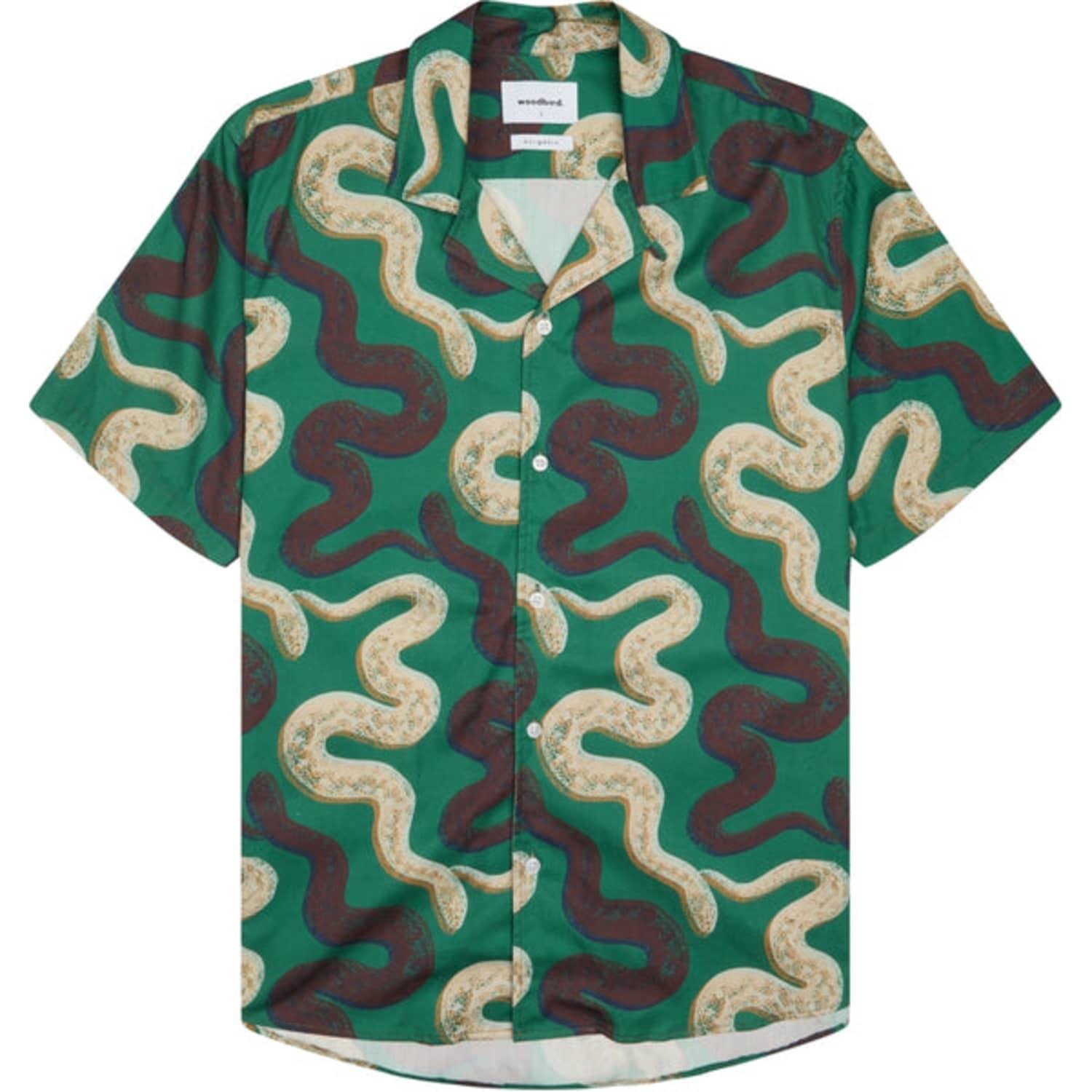 Camisa serpiente ver enzo Woodbird de hombre de color Verde | Lyst