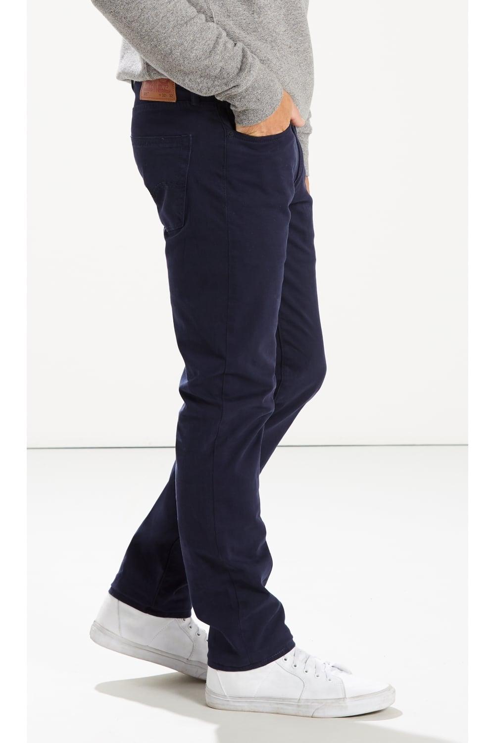 Levi's Nightwatch Blue Bistr 511 Slim Fit Chinos for Men | Lyst