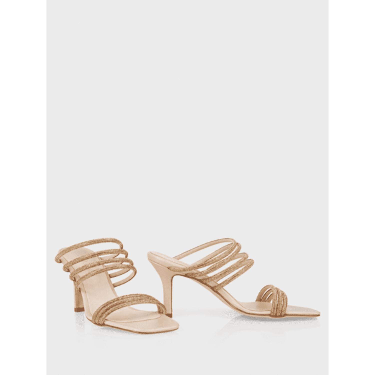 Marc Cain Gold Sandals in White | Lyst