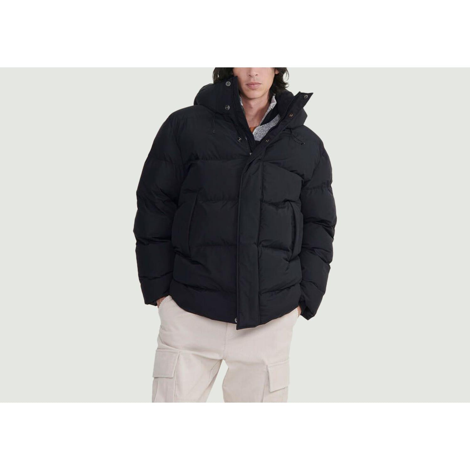 Aigle Dupont Sorona Mid Length Down Jacket in Blue for Men | Lyst
