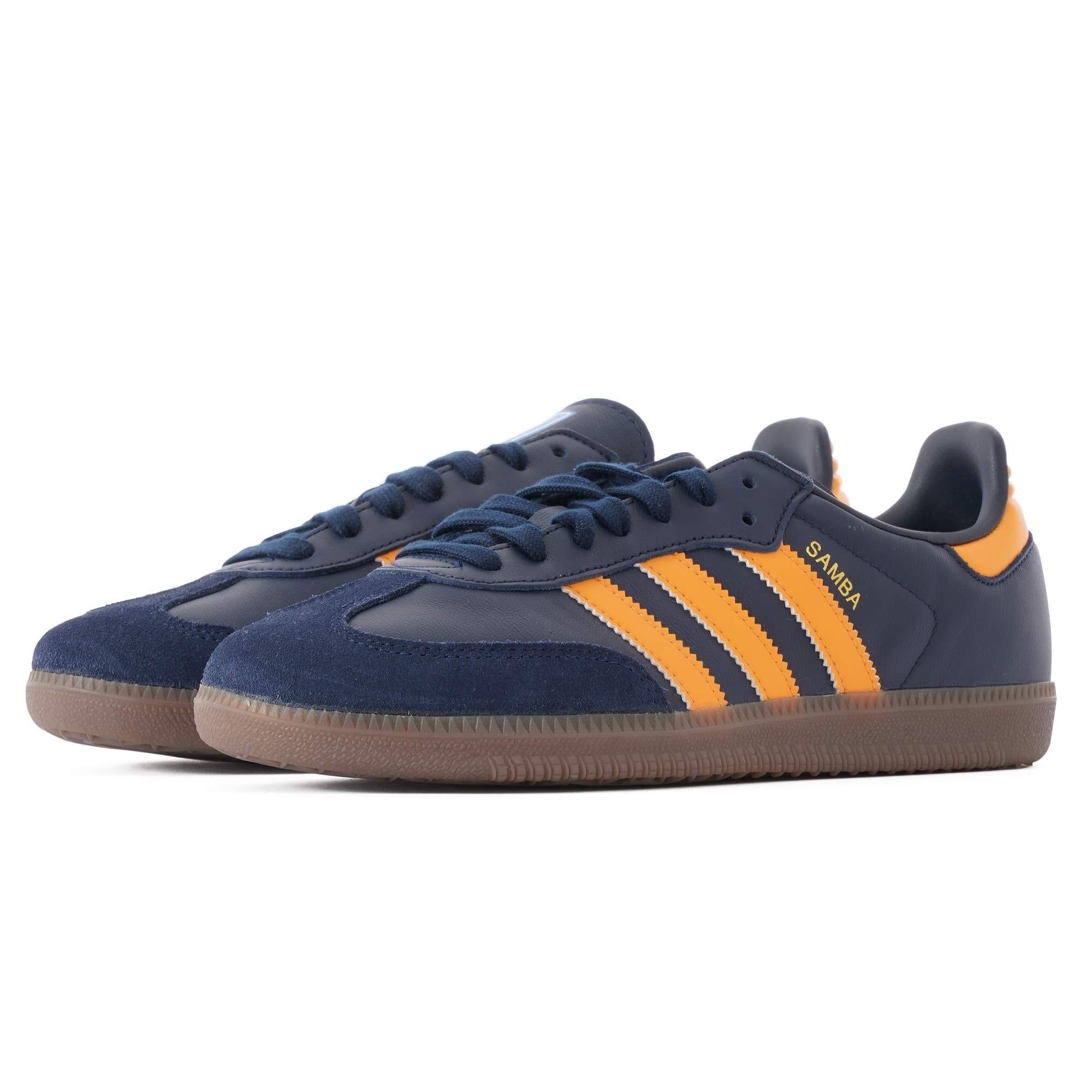 adidas Navy & Orange Ee5414 Samba Og Shoes in Blue for Men | Lyst