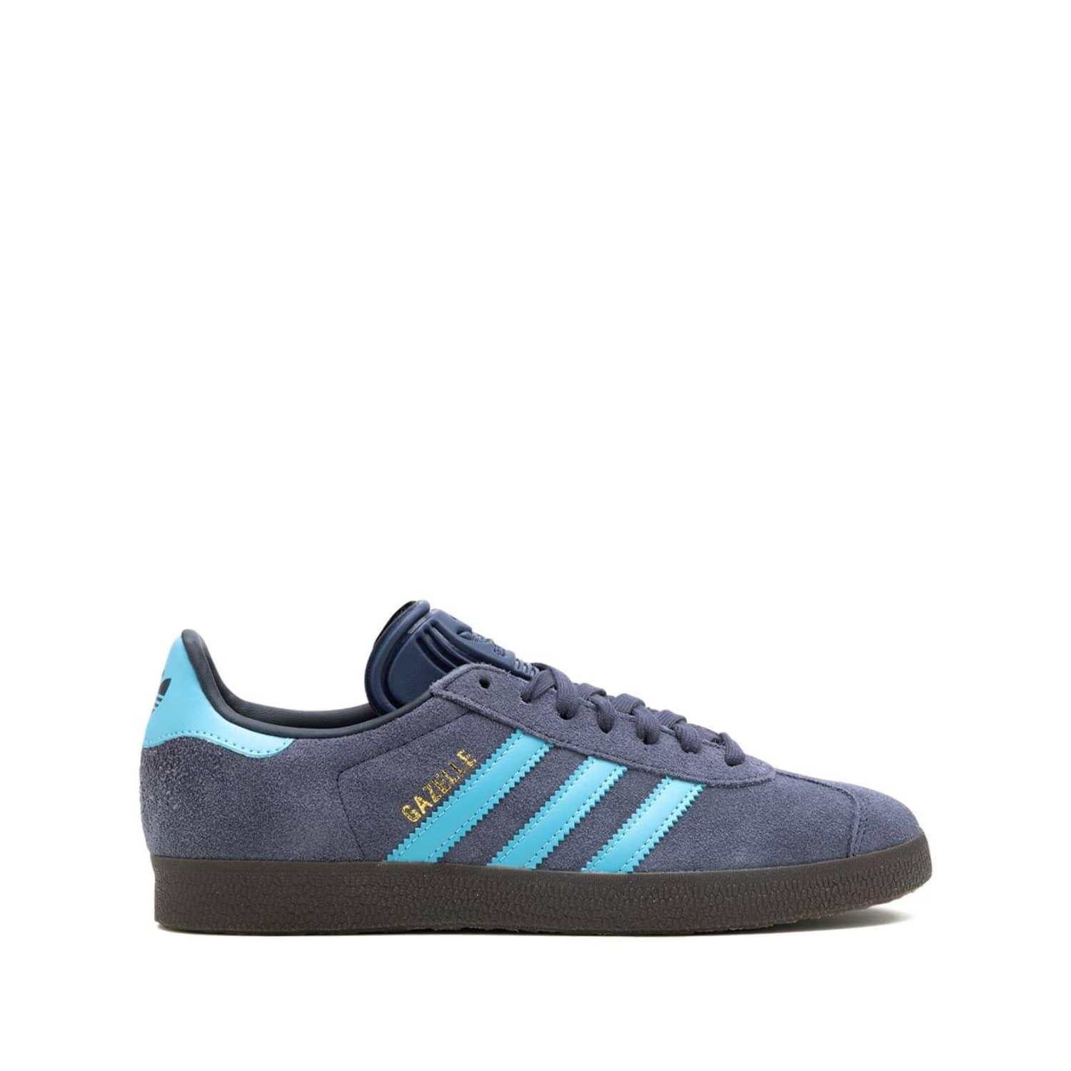 adidas Shadow Navy Clear Blue Gum Gazelle for Men | Lyst