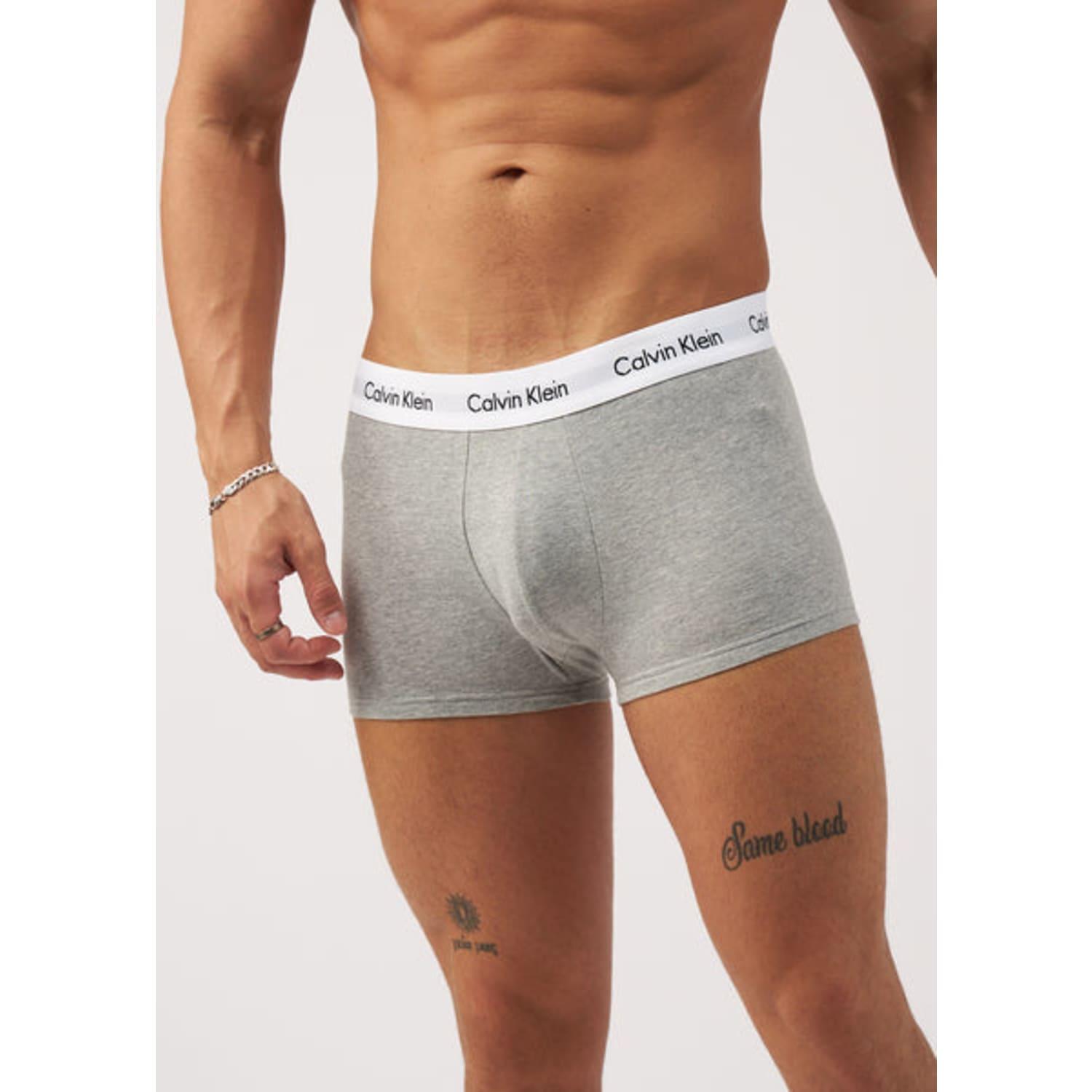 Stoel Zij zijn essay Calvin Klein Underwear 3 Pack Low Rise Trunks in White for Men | Lyst