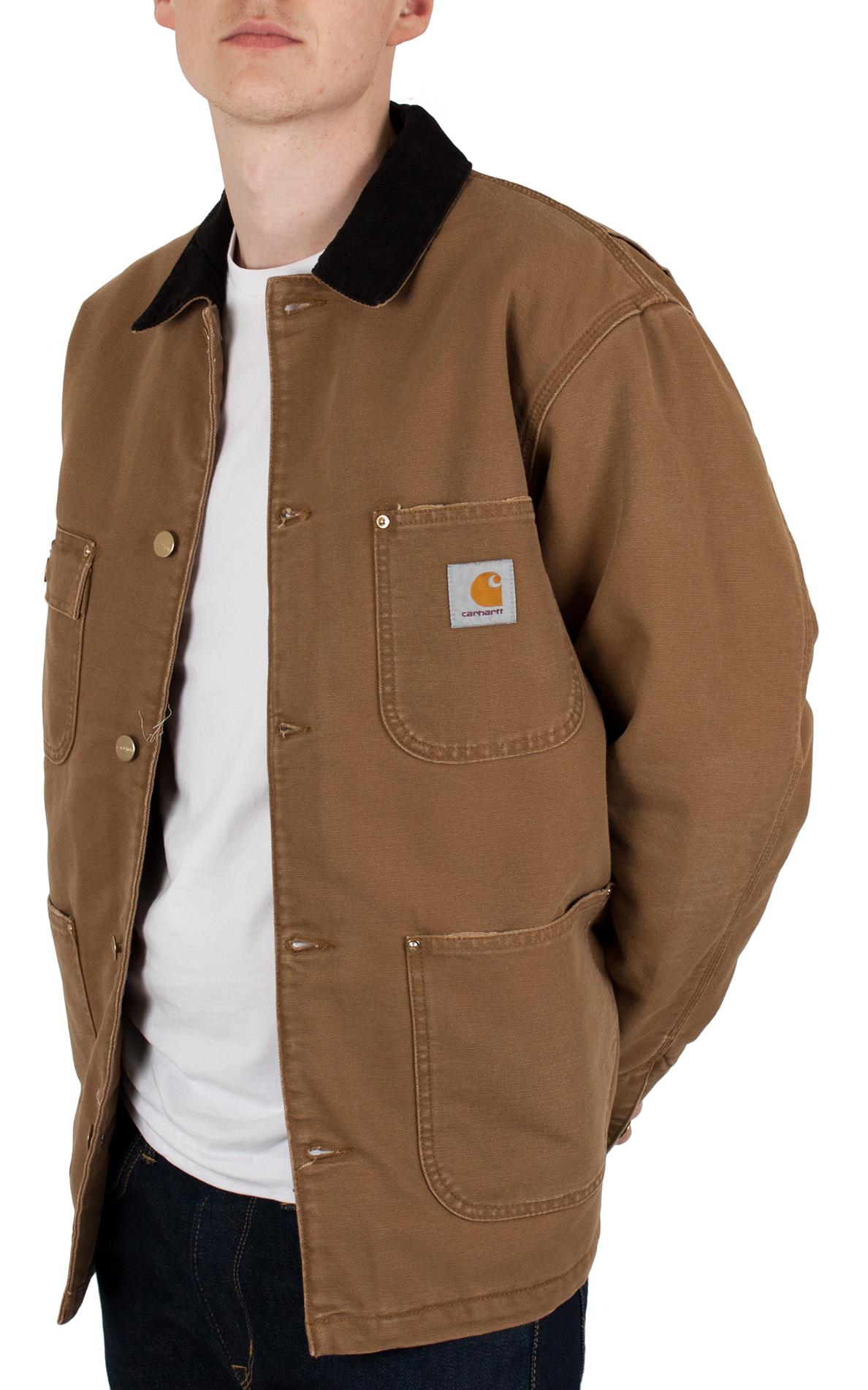 Carhartt Synthetic Og Chore Coat In Hamilton Brown Aged for Men Lyst