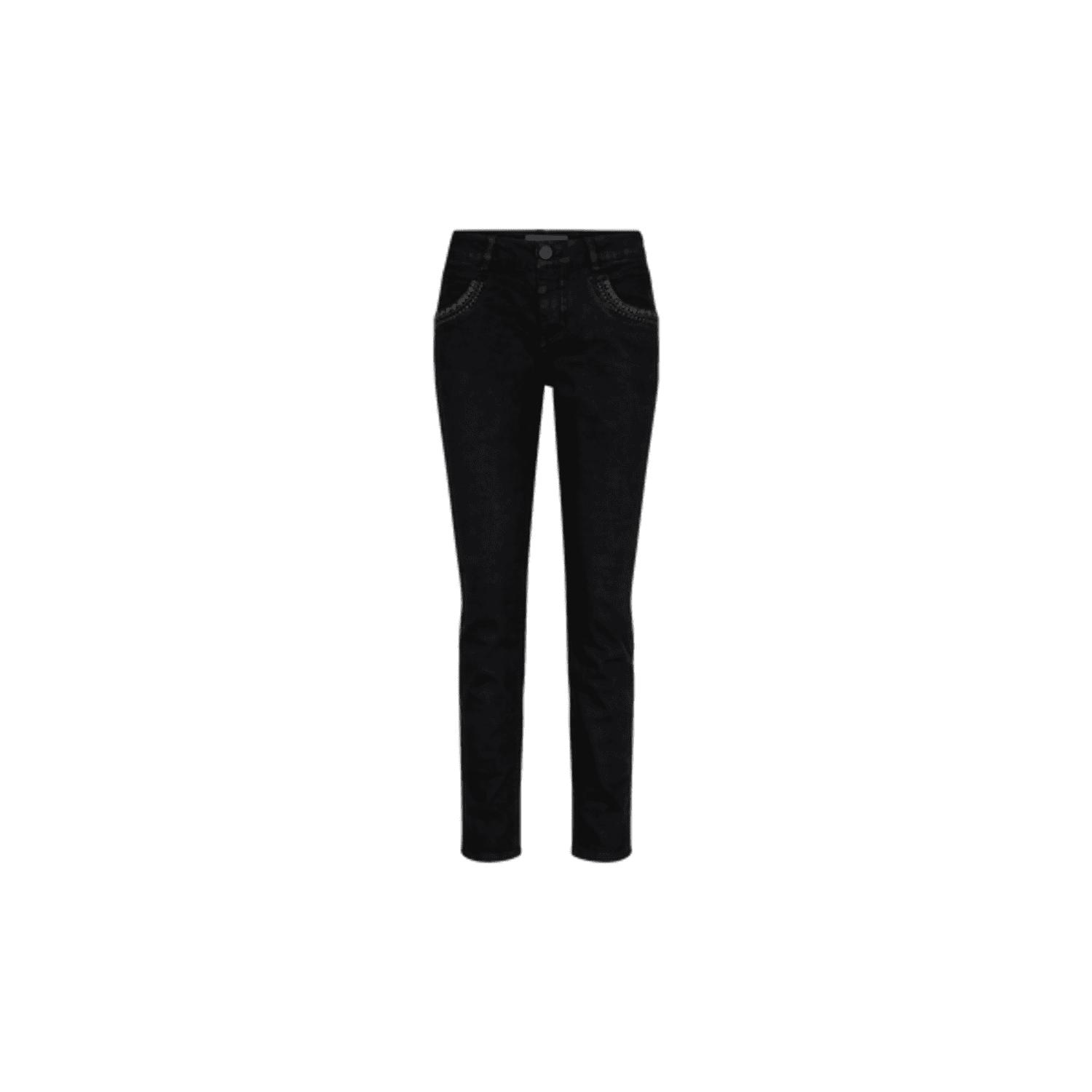Mos Mosh Naomi Tone Trok Jeans in Black | Lyst