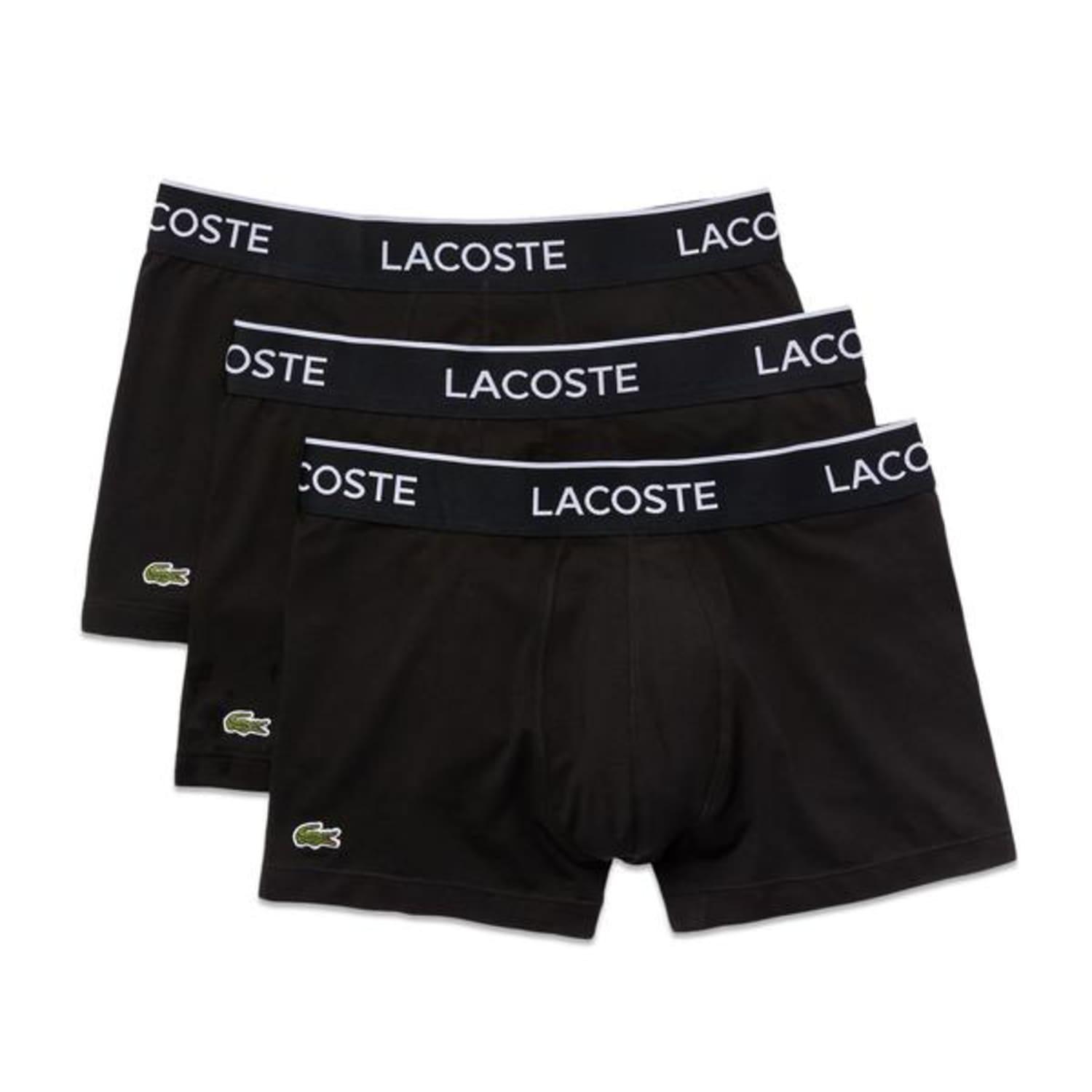 Lacoste Boxer Briefs 3-pack Motion Classic in Black for Men | Lyst