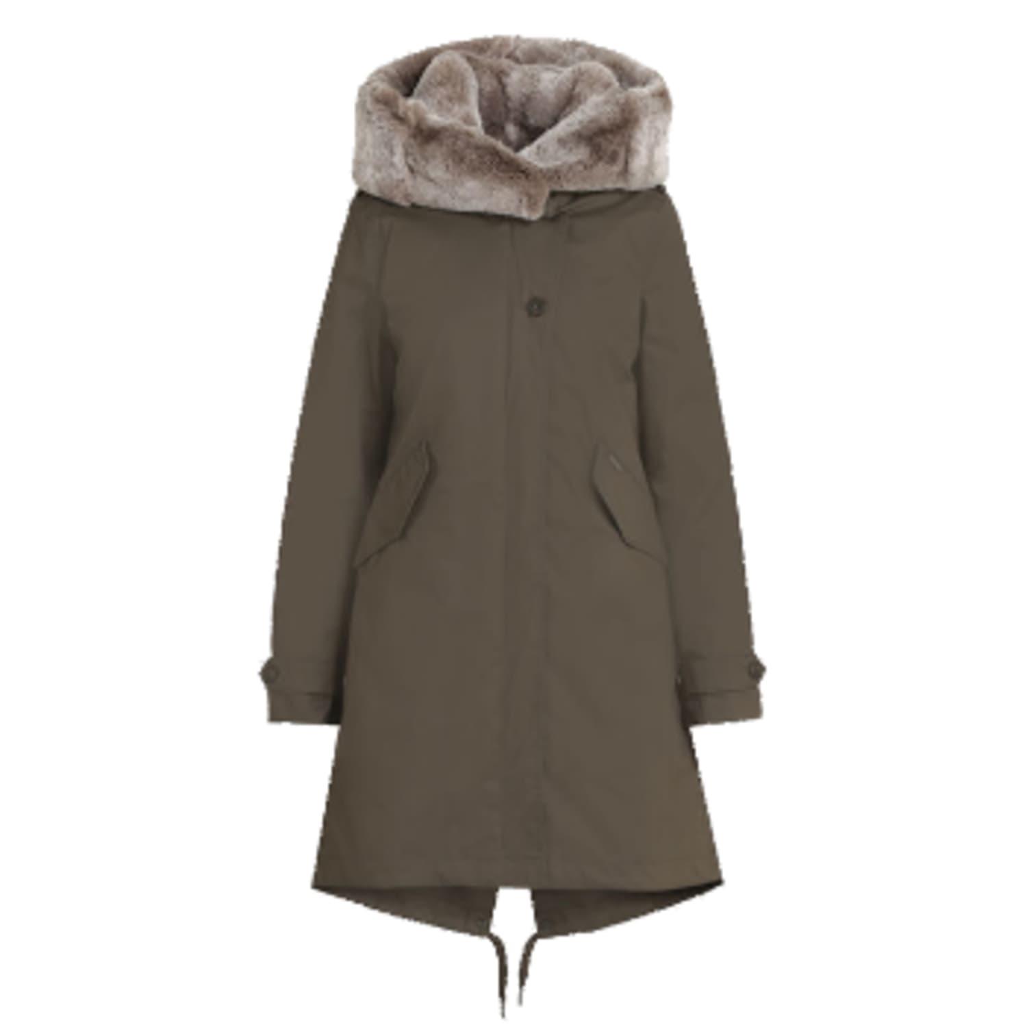 Woolrich Military Olive Cotton Literary Rex Parka - Lyst
