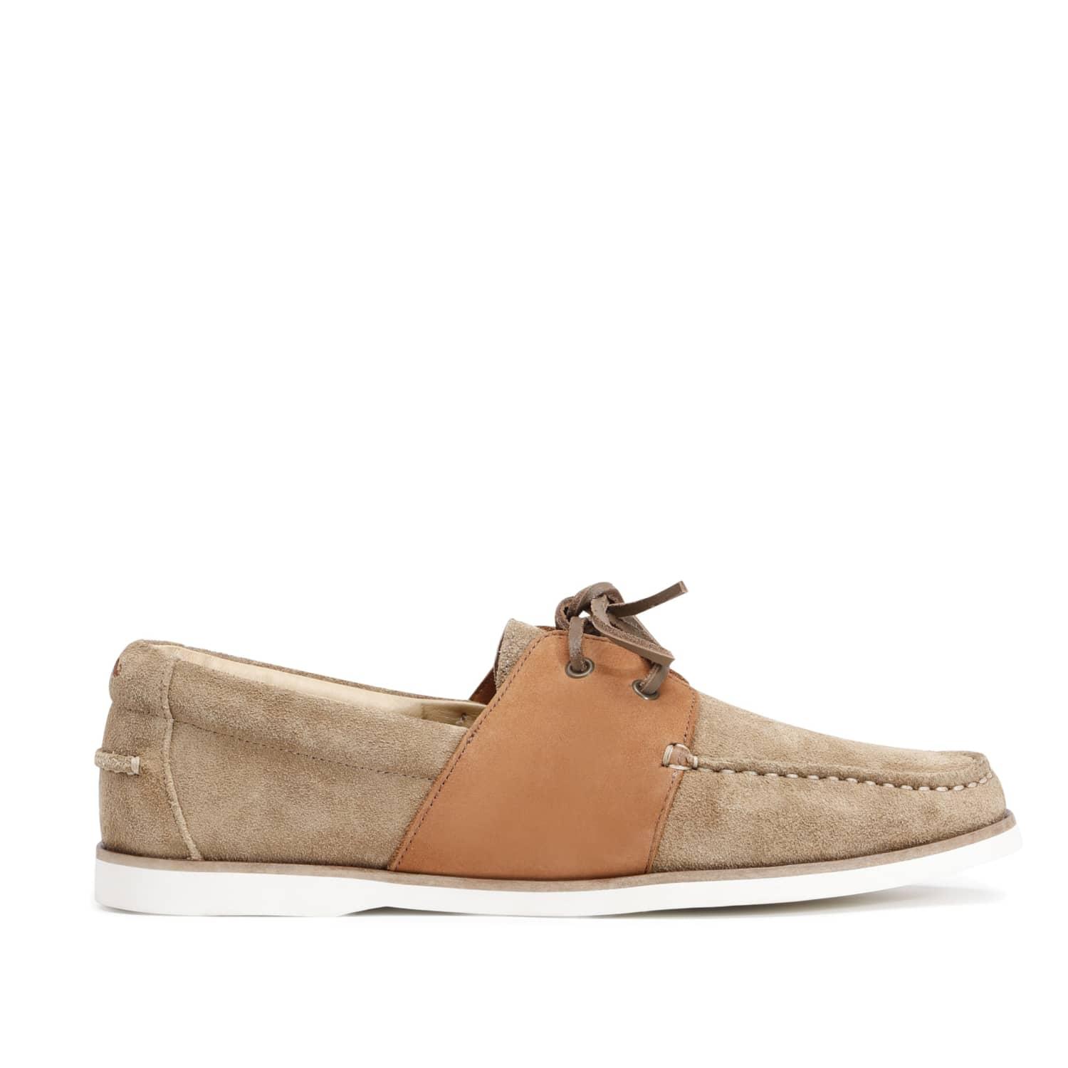 M.Moustache - Boat Shoes - Marin - Sweden Leather - Beige & Cognac - 40 in  Brown for Men | Lyst