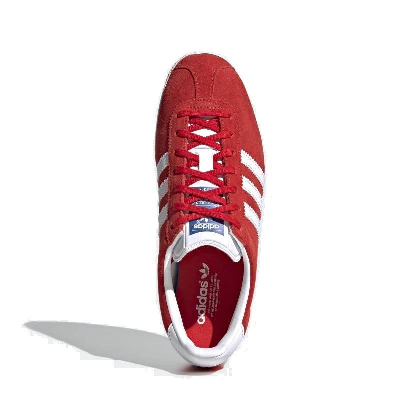 adidas Gazelle Og Sneaker Red, White & Gold Metalic for Men - Lyst