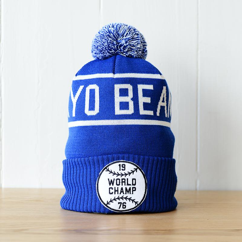 champion beanie blue