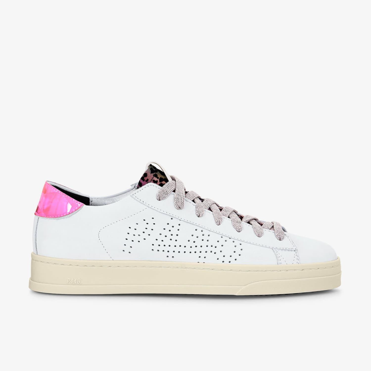 P448 Rainbow Leopard Jack Reflector Trainer Sneakers in White | Lyst