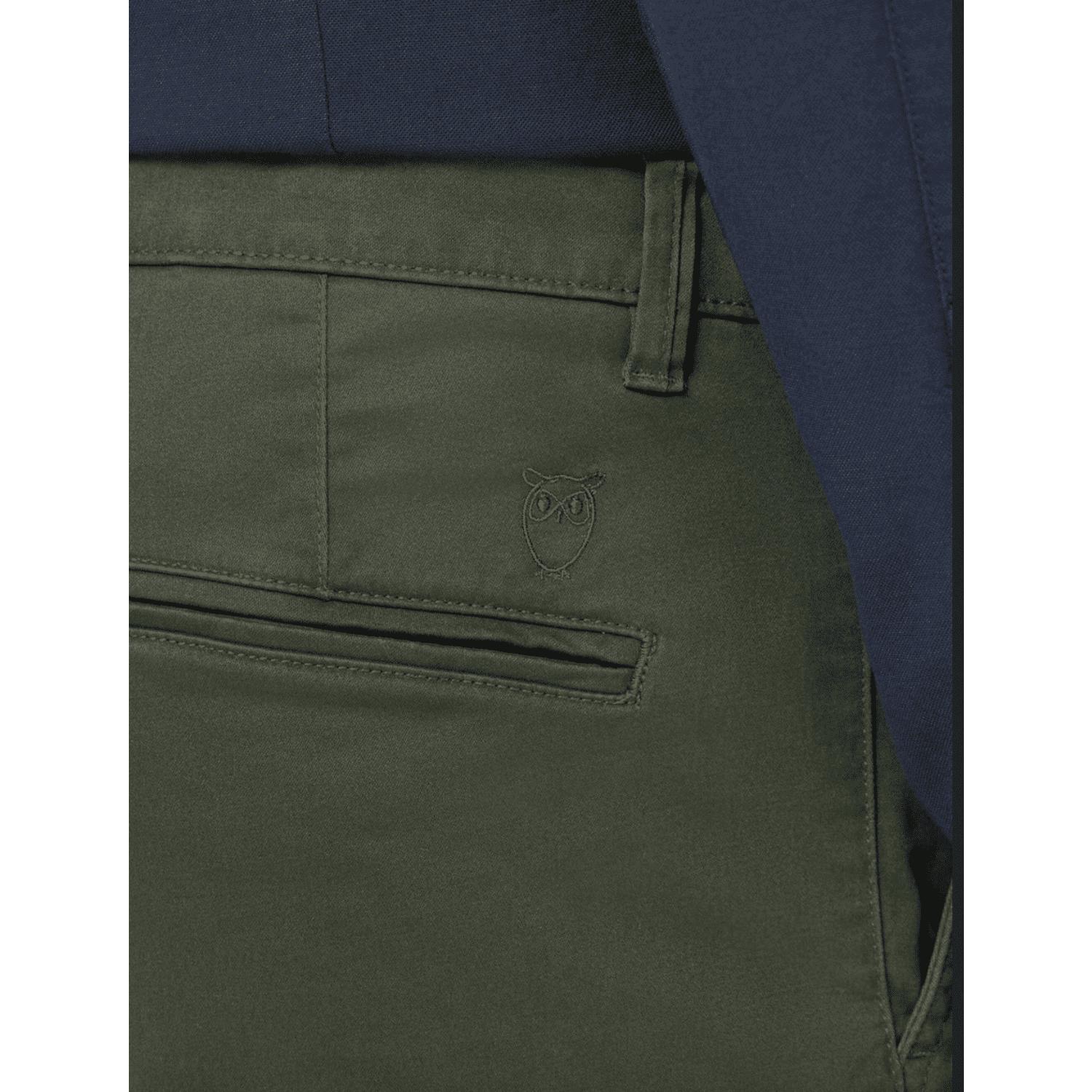Knowledge Cotton Apparel 1070016 Luca Slim Twill Chino Pants Rest Night in  Blue for Men | Lyst