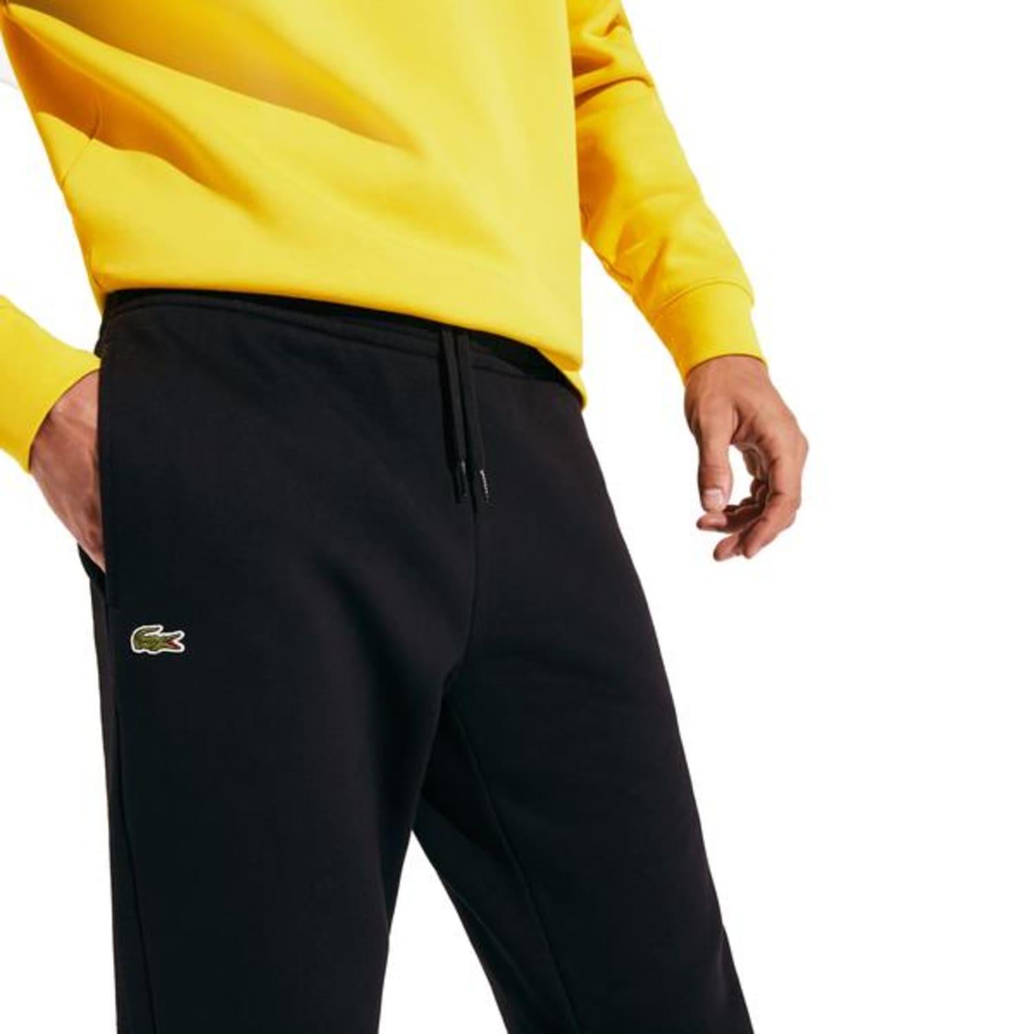 lacoste cuffed joggers