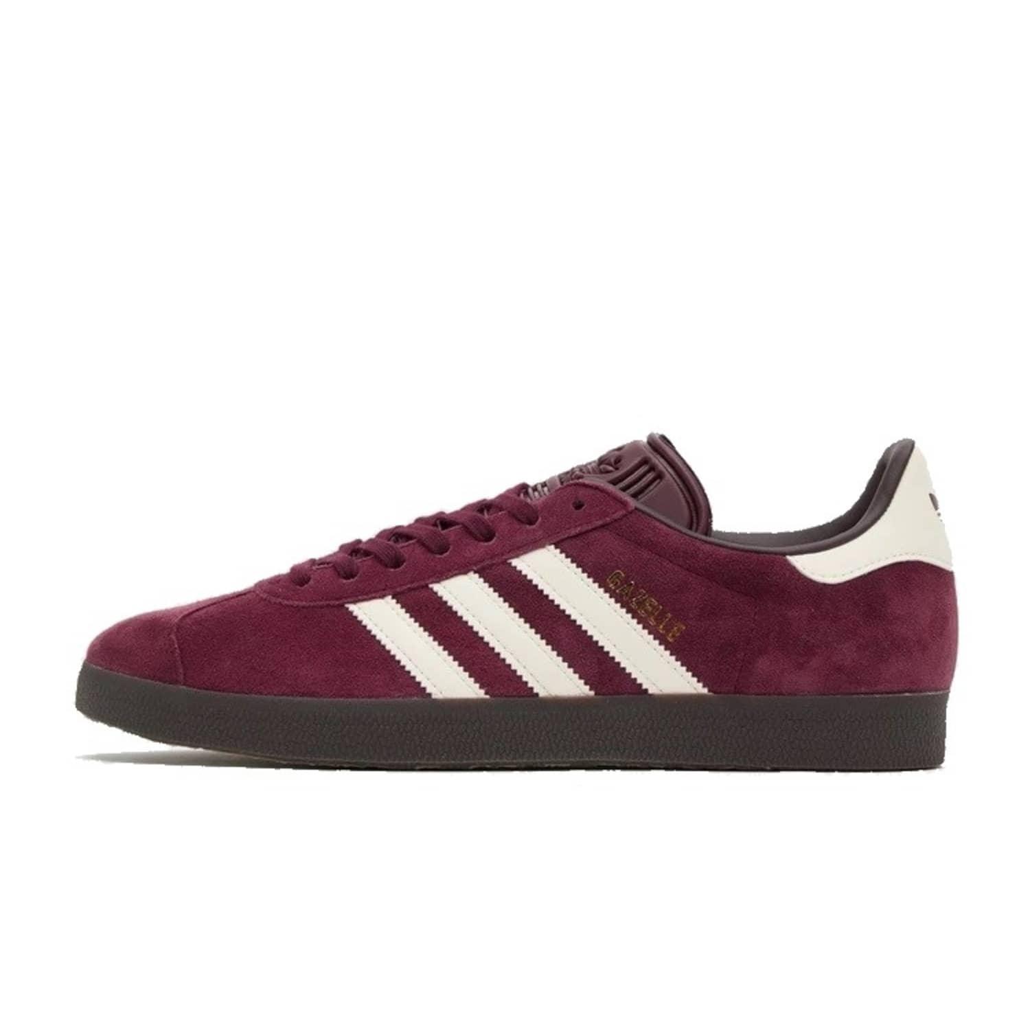 adidas Gazelle Maroon, Chalk White & Gum in Purple for Men | Lyst