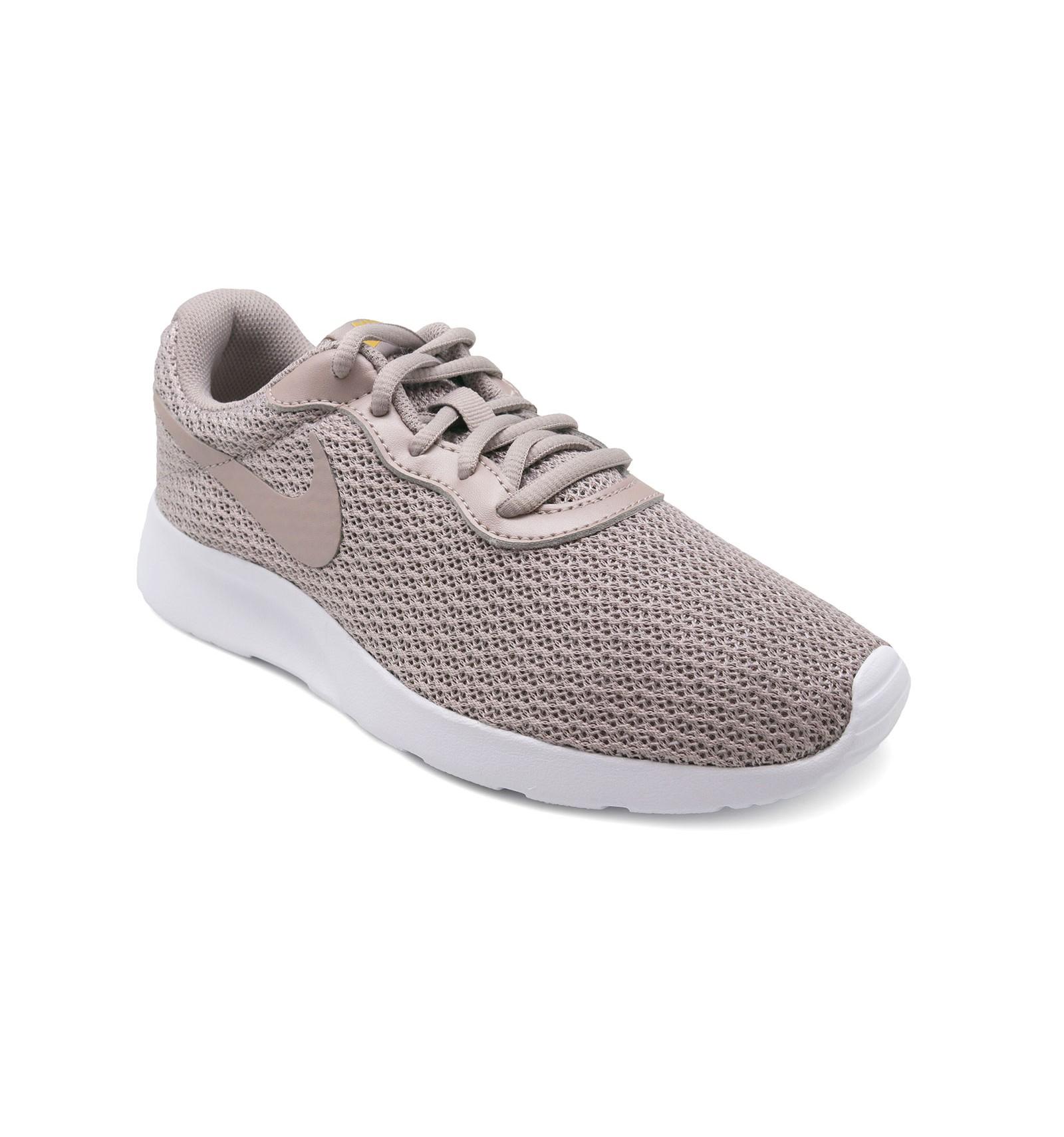 Nike Taupe Breathable Cloth Tanjun Sneakers | Lyst