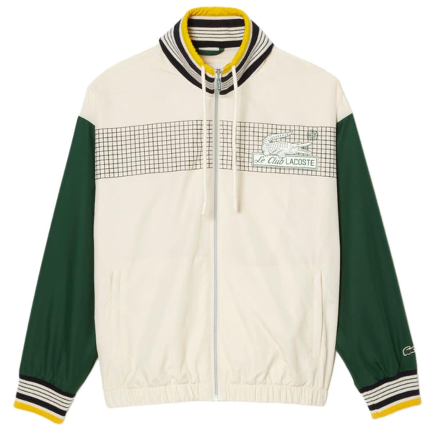 Chaqueta Corta Pista Lacoste Hombre - Poliamida Reciclada Azul