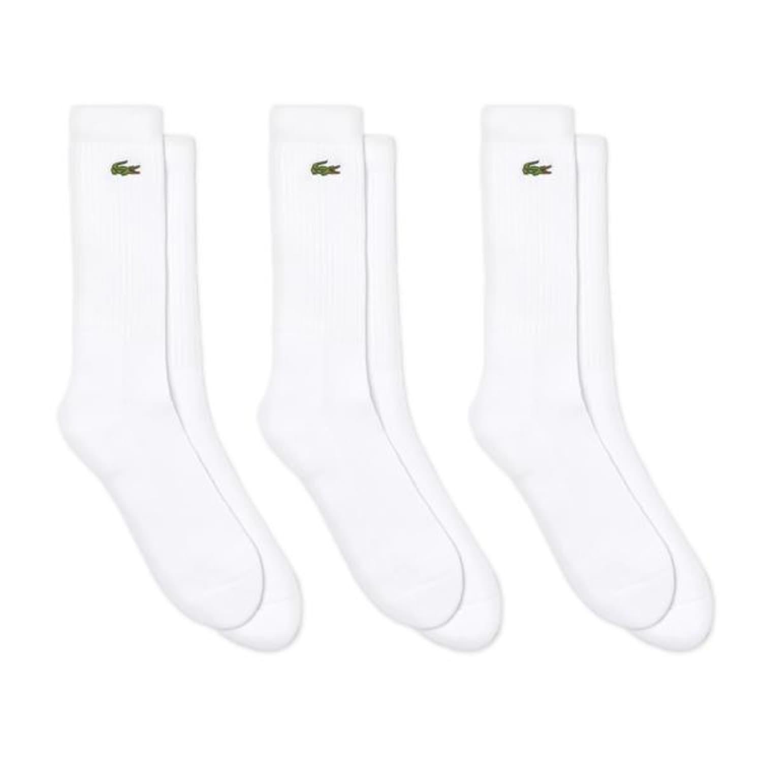 Lacoste Sport Socks 3 Pack Ra 7621 White for Men | Lyst