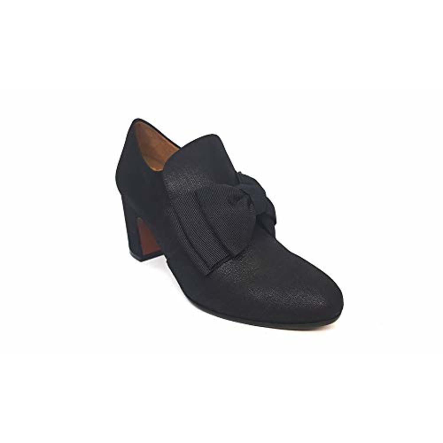 Chie Mihara Black Flap Shoes | Lyst