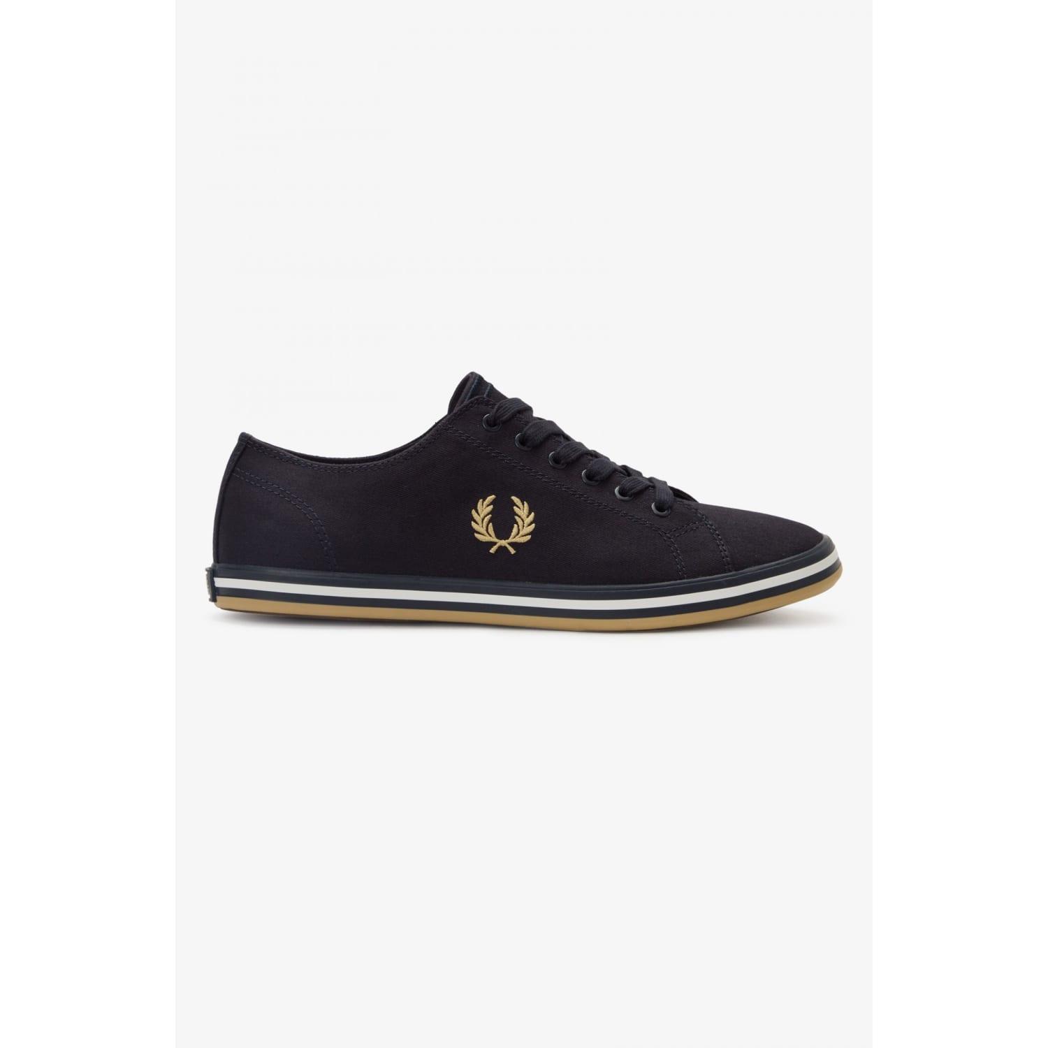 Fred Perry Kingston Twill B7259 311 Navy Desert in Black for Men
