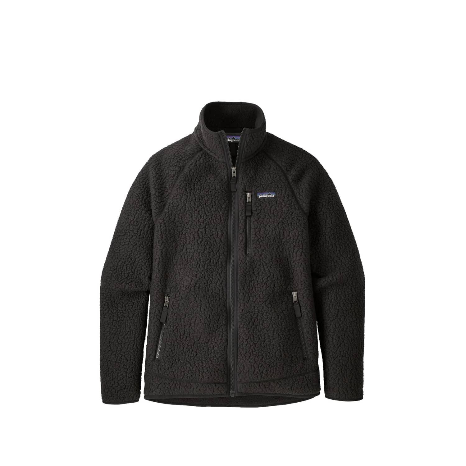 Patagonia Retro Pile Fleece Jacket in Black for Men | Lyst