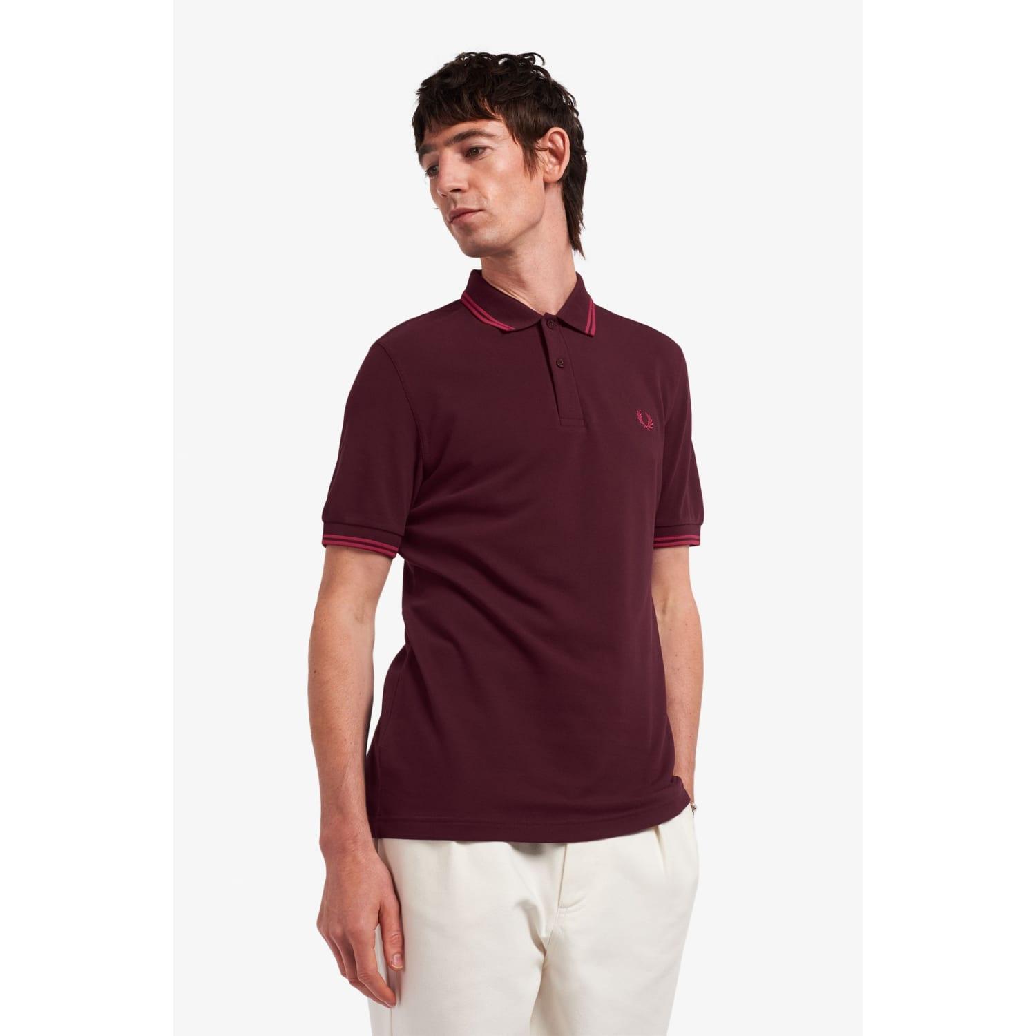 Fred Perry Cotton Slim Fit Twin Tipped 