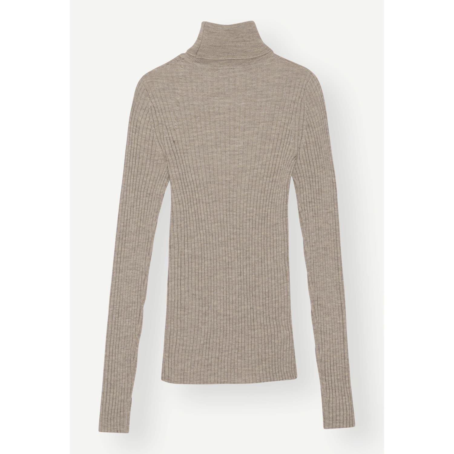 Birgitte Herskind Bob Bluse Merino Woll Champagner in Grau Lyst DE