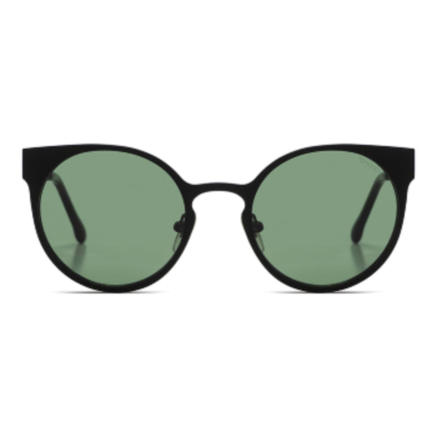Komono Lulu Steel Black Matte Sonnenbrille in Green | Lyst