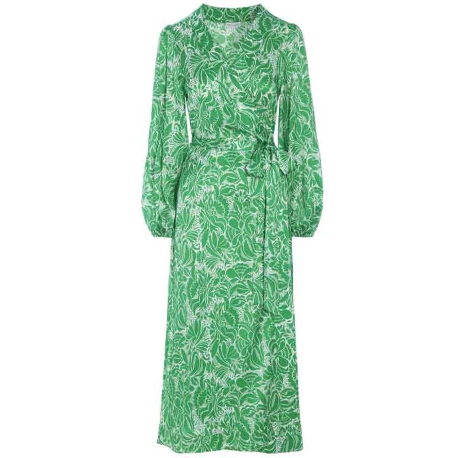 Dea Kudibal Carol Silk Dress Deuce Parakeet in Green | Lyst