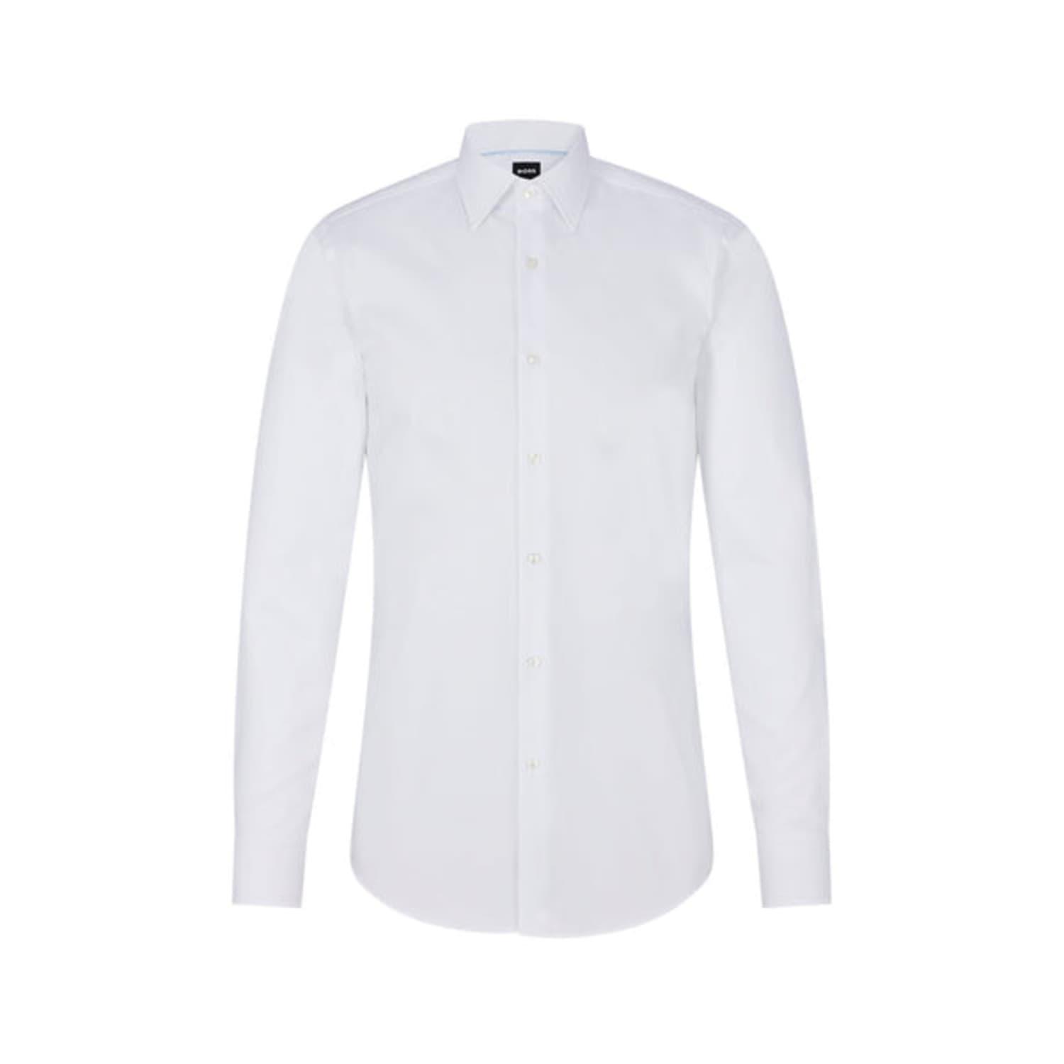 BOSS by HUGO BOSS White Slim Fit Shirt for Men | Lyst