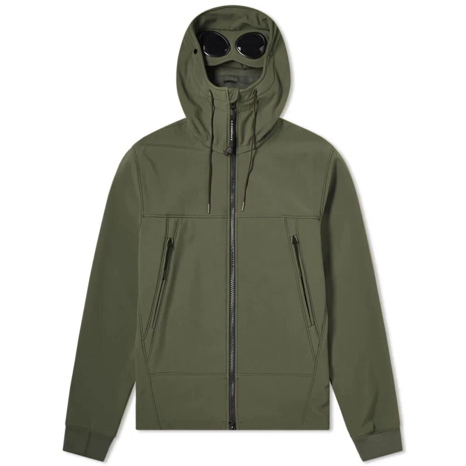 C.P. Company Shell-r Goggle Jacket 02a Ivy Green for Men | Lyst