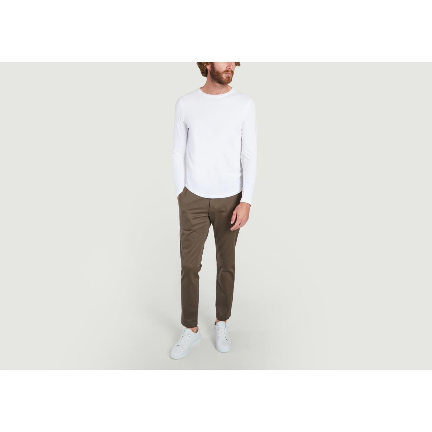 NO NATIONALITY 07 Theo Organic Cotton Chino Pants in Natural for Men | Lyst  UK