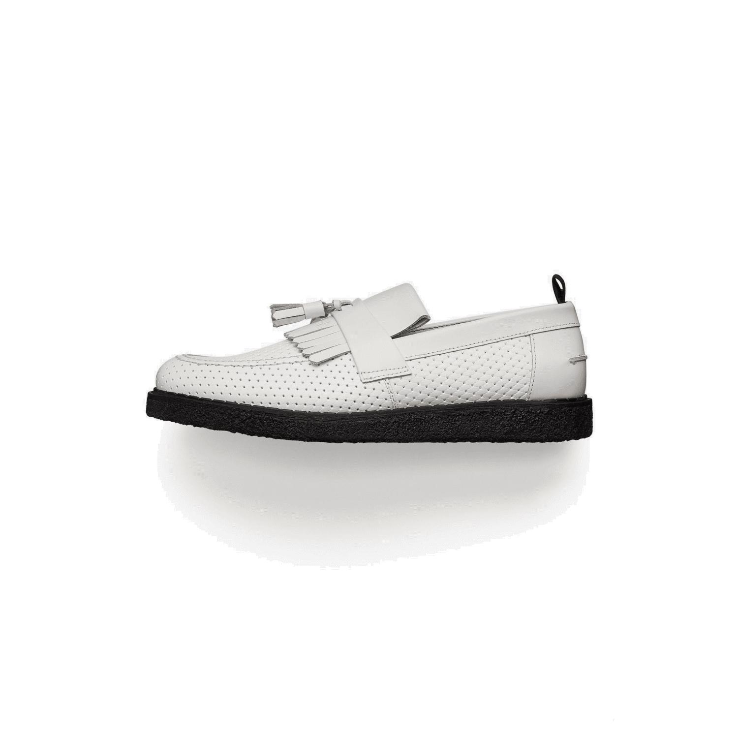 Fred Perry X George Cox Embossed Tassel Loafer White for Men | Lyst