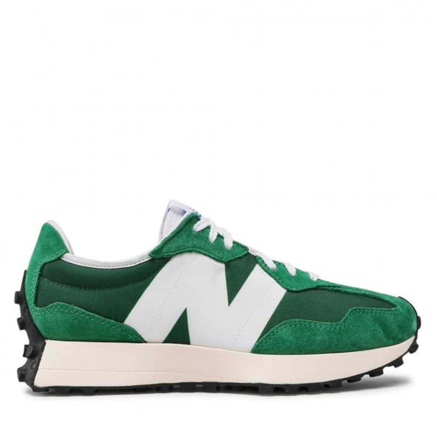 New Balance 327 Suede And Nylon Low-top Trainers in Green for Men - Save  55% | Lyst