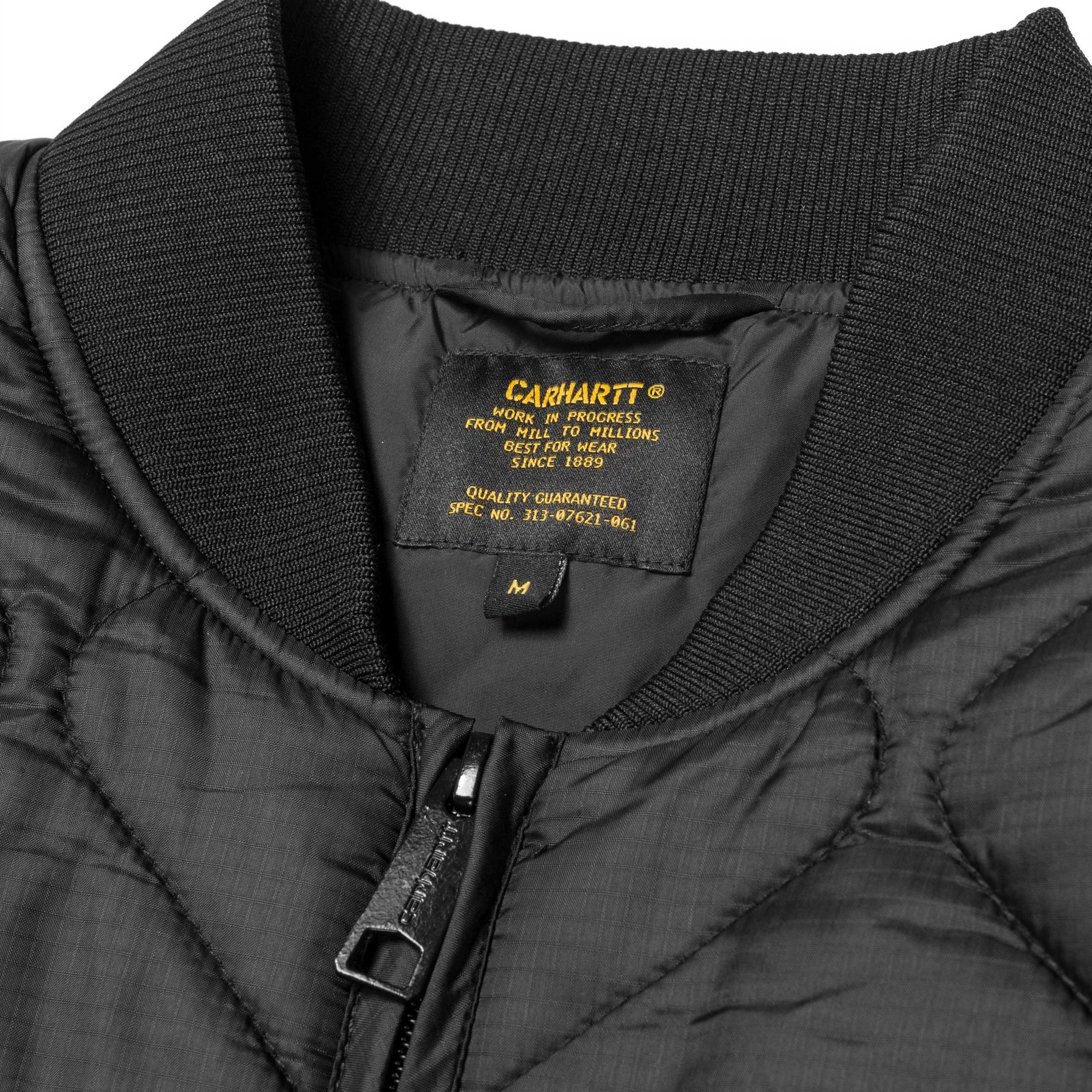 Carhartt Synthetic Black Newton Bomber Liner Jacket for Men - Lyst