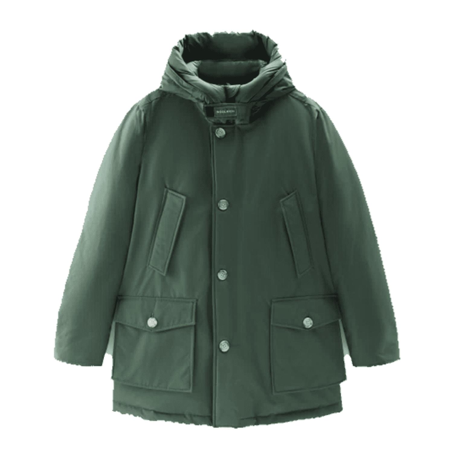 Woolrich Arctic Parka Nf Waxed Green for Men | Lyst